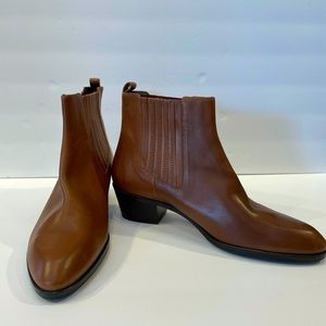 J Crew caramel brown Chelsea bootie